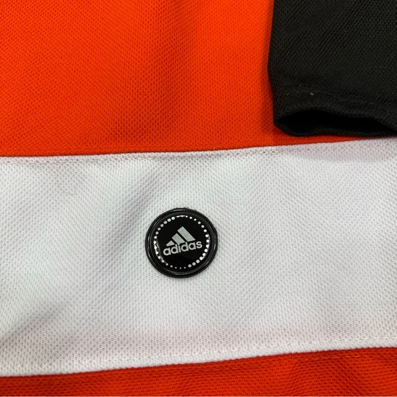 Adidas Philadelphia Flyers NHL Orange Home Jersey W/ Fight Strap Carter Hart #79 - Picture 4 of 12